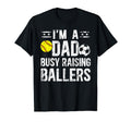 Im Dad Busy Raising Ballers Soccer T-Shirt - Minimalist Print Unisex - T-Shirt, Sweatshirt, Hoodie