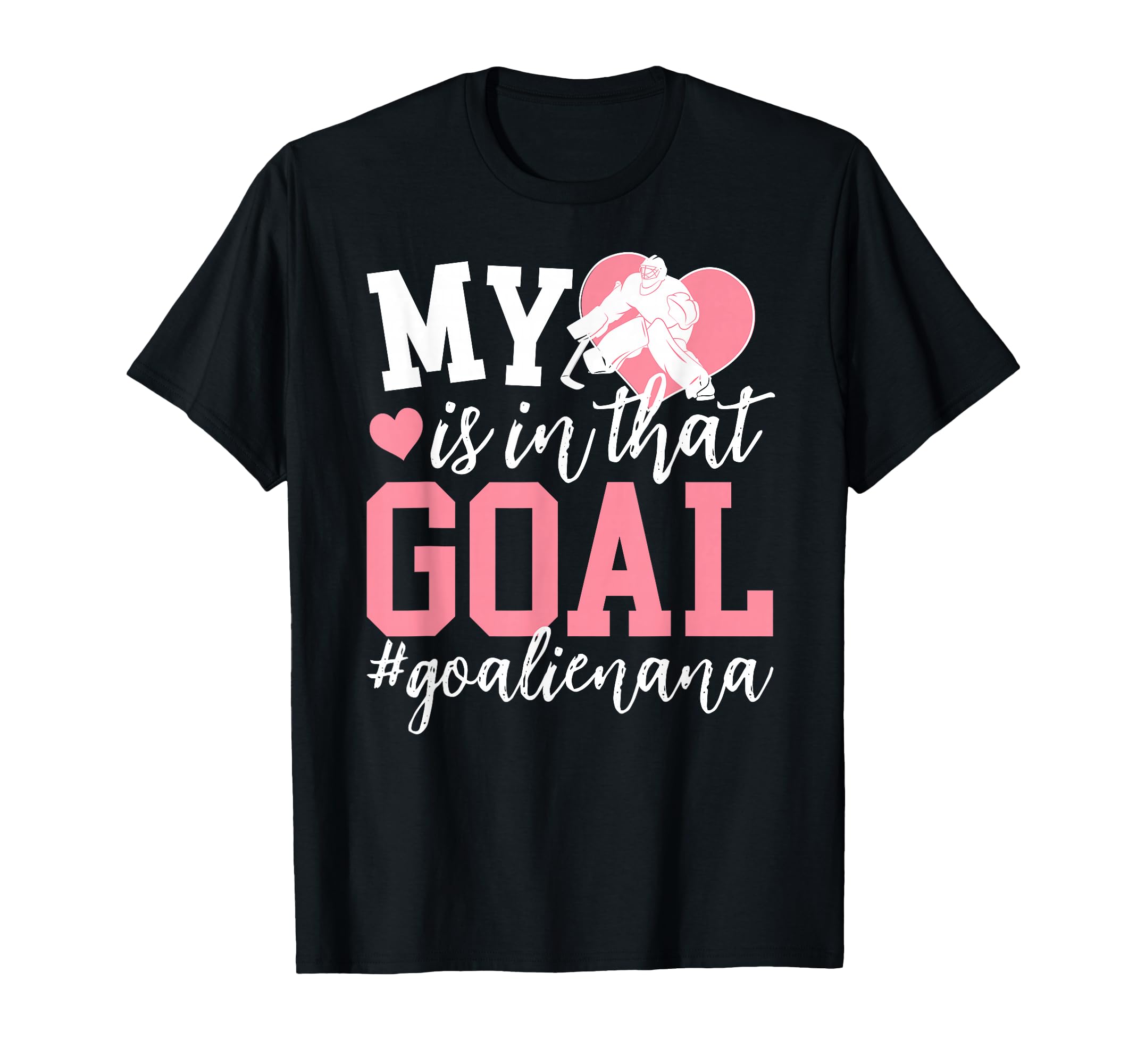 Proud Ice Hockey Goalie Nana Hockey T-Shirt - Custom Art Print Men Women - T-Shirt, Sweatshirt, Hoodie