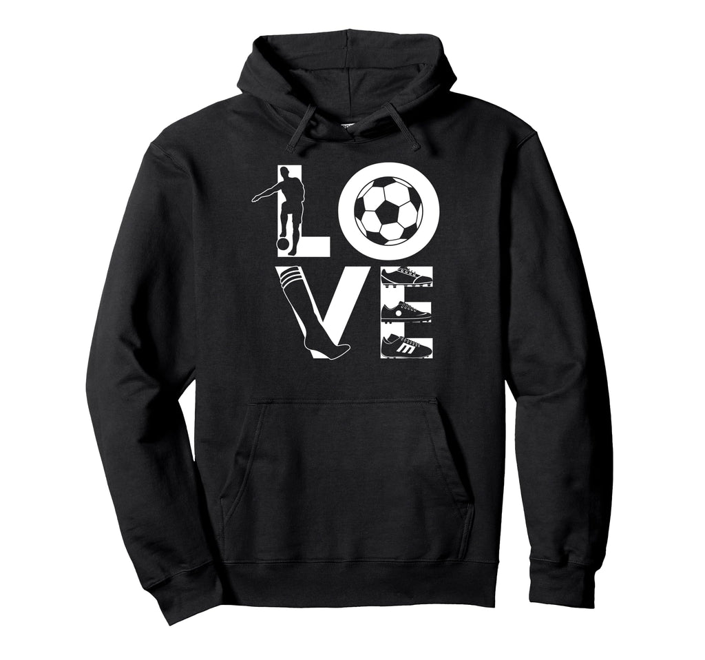Soccer Love Gift Football Player Teens Hoodie - Custom Art Print Men Women - T-Shirt, Sweatshirt, Hoodie