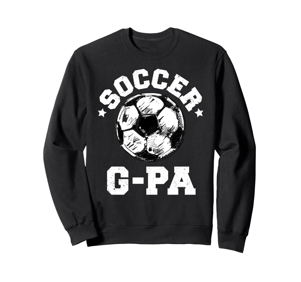 Soccer G Pa Soccer Ball Distressed Sweatshirt - Novelty Apparel Men Women - T-Shirt, Sweatshirt, Hoodie