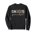 Soccer Grandpa Leopard Funny Sweatshirt - Unique Graphic Men Women - T-Shirt, Sweatshirt, Hoodie