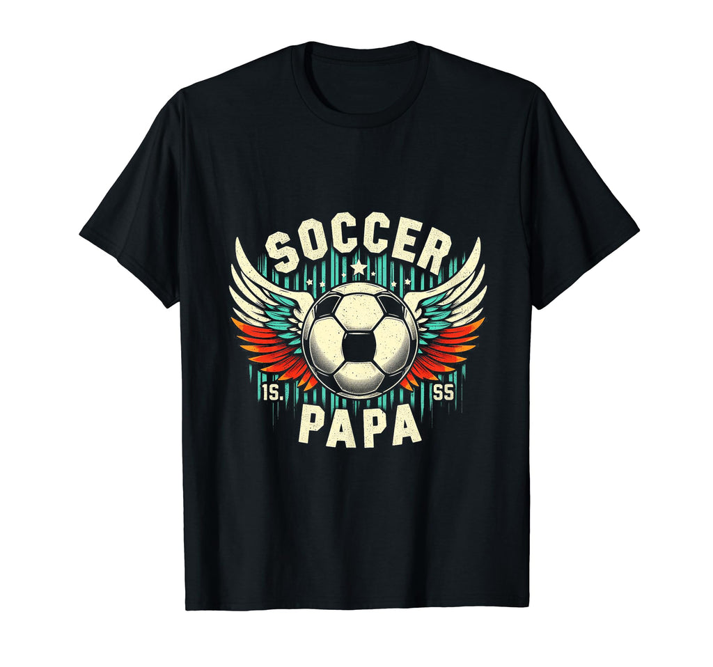 Soccer Papa Family Matching Dad Fathers Day T-Shirt - Unique Graphic Unisex - T-Shirt, Sweatshirt, Hoodie