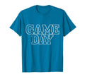 Blue Game Day Football Basketball T-Shirt - Streetwear Style for Adults - T-Shirt, Sweatshirt, Hoodie