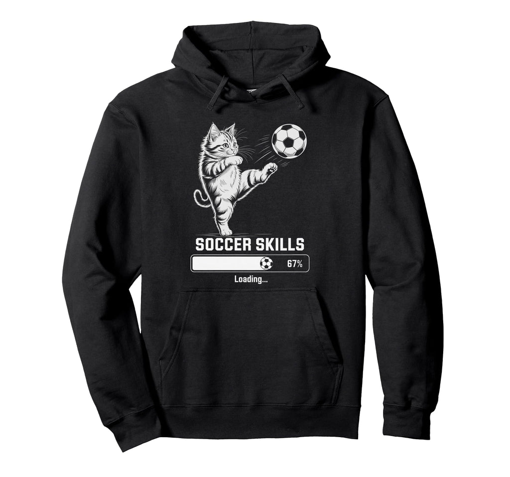Kawaii Soccer Skills Loading Cat Mom My Hoodie - Trendy Graphic Unisex - T-Shirt, Sweatshirt, Hoodie