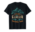 Glacier National Park Us Glacier T-Shirt - Fun Novelty Design for Adults - T-Shirt, Sweatshirt, Hoodie