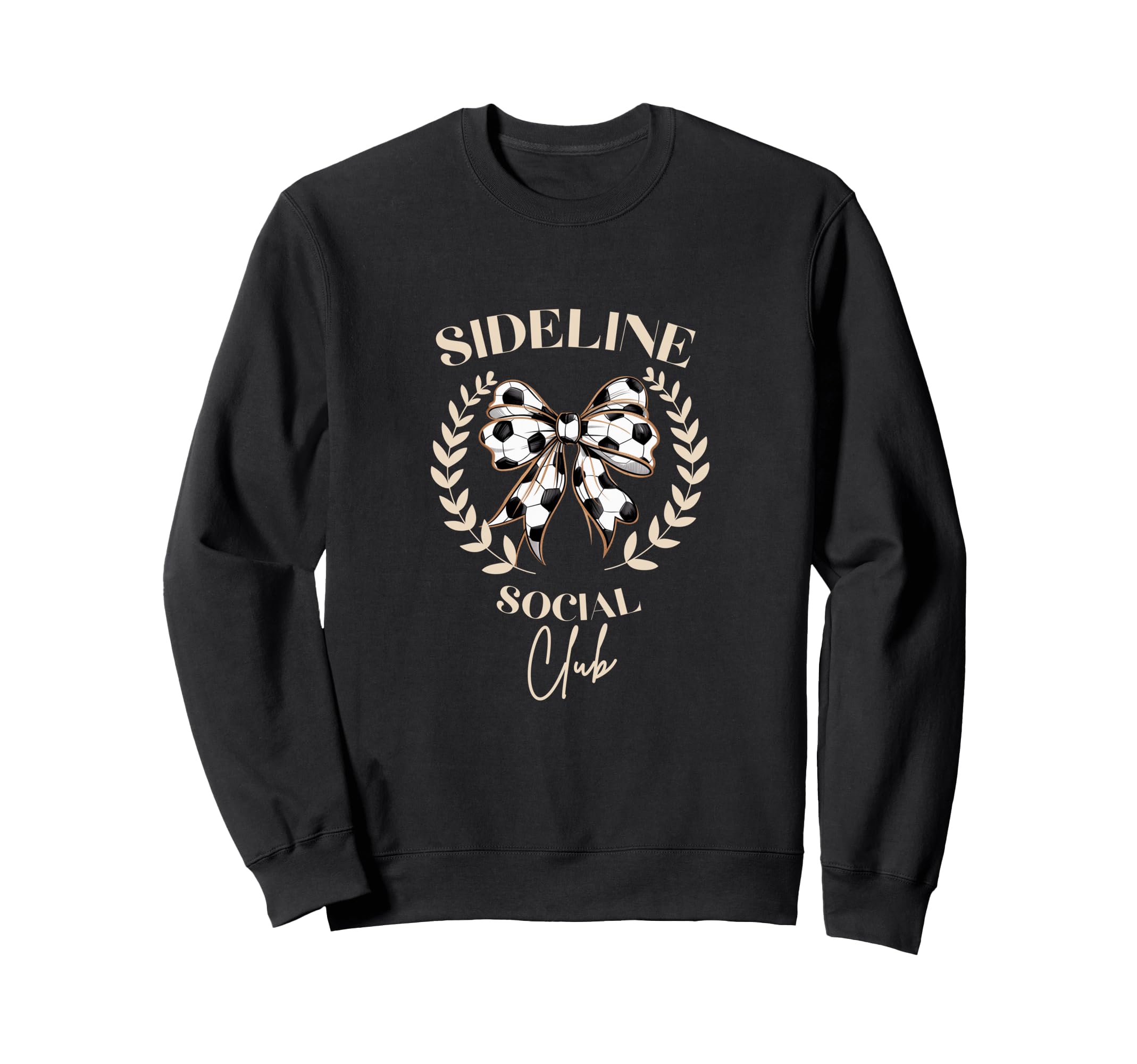 Sideline Social Club Coquette Soccer Sweatshirt - Unique Graphic Unisex - T-Shirt, Sweatshirt, Hoodie
