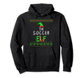 Soccer Elf Family Matching Ugly Pjs Hoodie - Streetwear Style for Adults - T-Shirt, Sweatshirt, Hoodie