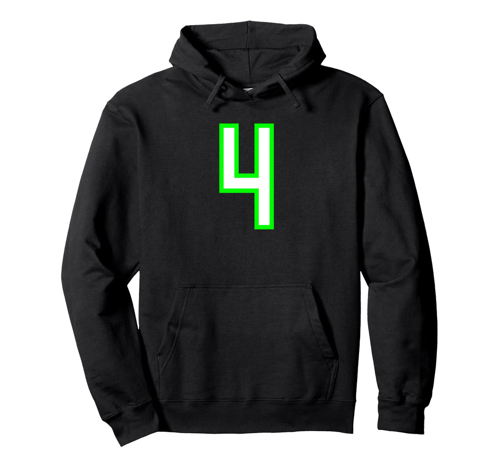White Lime Sport Team 4 Hoodie - Novelty Apparel for Adults - T-Shirt, Sweatshirt, Hoodie