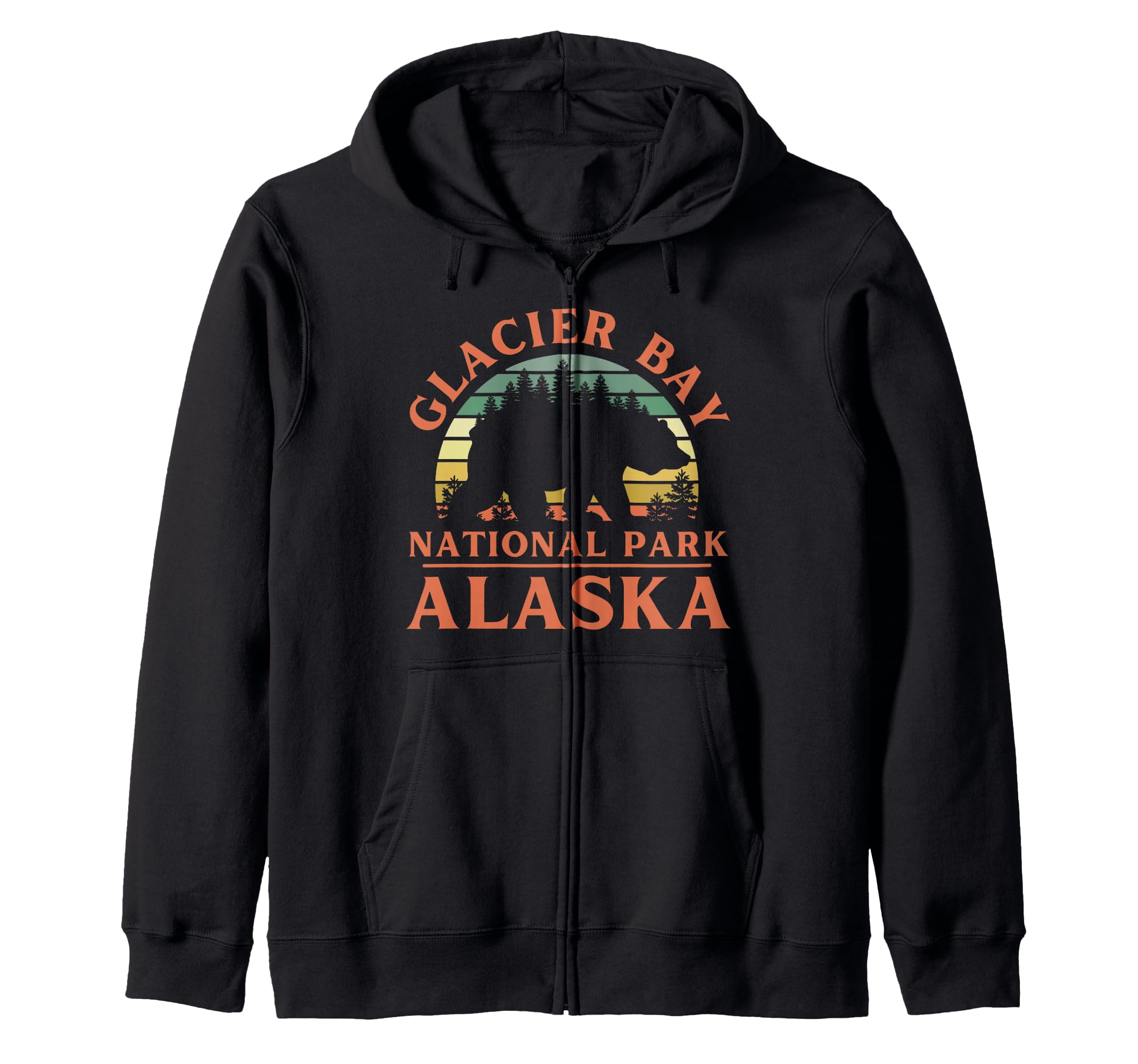 Glacier Bay National Park Alaska Sweatshirt - Streetwear Style for Adults - T-Shirt, Sweatshirt, Hoodie
