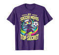 Soccer Ninja My Soccer Moves Are Secret T-Shirt - Aesthetic Graphic Unisex - T-Shirt, Sweatshirt, Hoodie