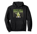 Avocado Goalie Brick Wall Disguised As Hoodie - Graphic Print Men Women - T-Shirt, Sweatshirt, Hoodie