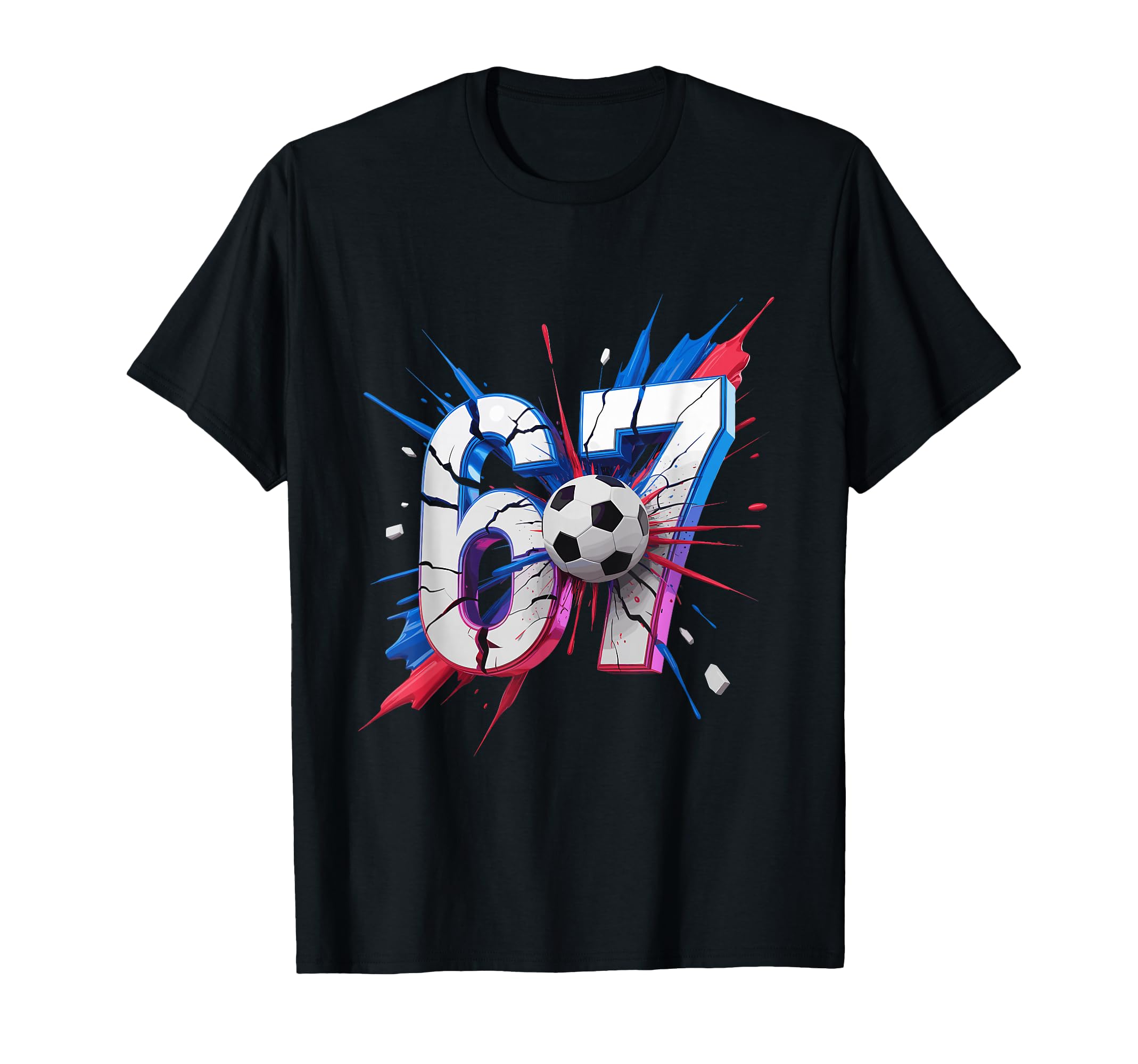67 Soccer Smash Number Sixty Seven T-Shirt - Minimalist Print Men Women - T-Shirt, Sweatshirt, Hoodie
