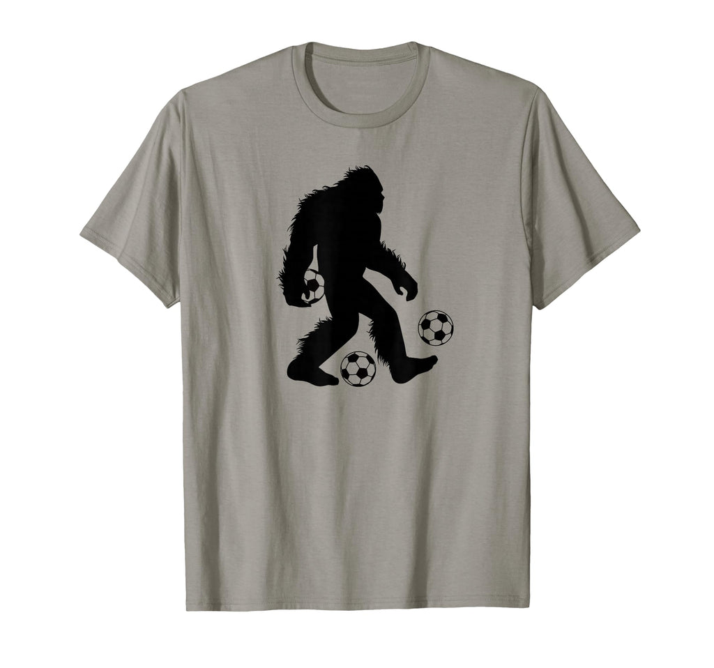 Funny Bigfoot Soccer Sasquatch Foot T-Shirt - Streetwear Style Men Women - T-Shirt, Sweatshirt, Hoodie