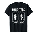Daughters Soccer Dad Soccer Player T-Shirt - Fun Novelty Design for Adults - T-Shirt, Sweatshirt, Hoodie