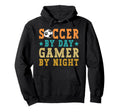 Soccer Day Gamer Night Funny Soccer Hoodie - Fun Novelty Design Unisex - T-Shirt, Sweatshirt, Hoodie