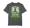 Just Who Loves Soccer Funny Soccer T-Shirt - Fun Novelty Design for Adults - T-Shirt, Sweatshirt, Hoodie