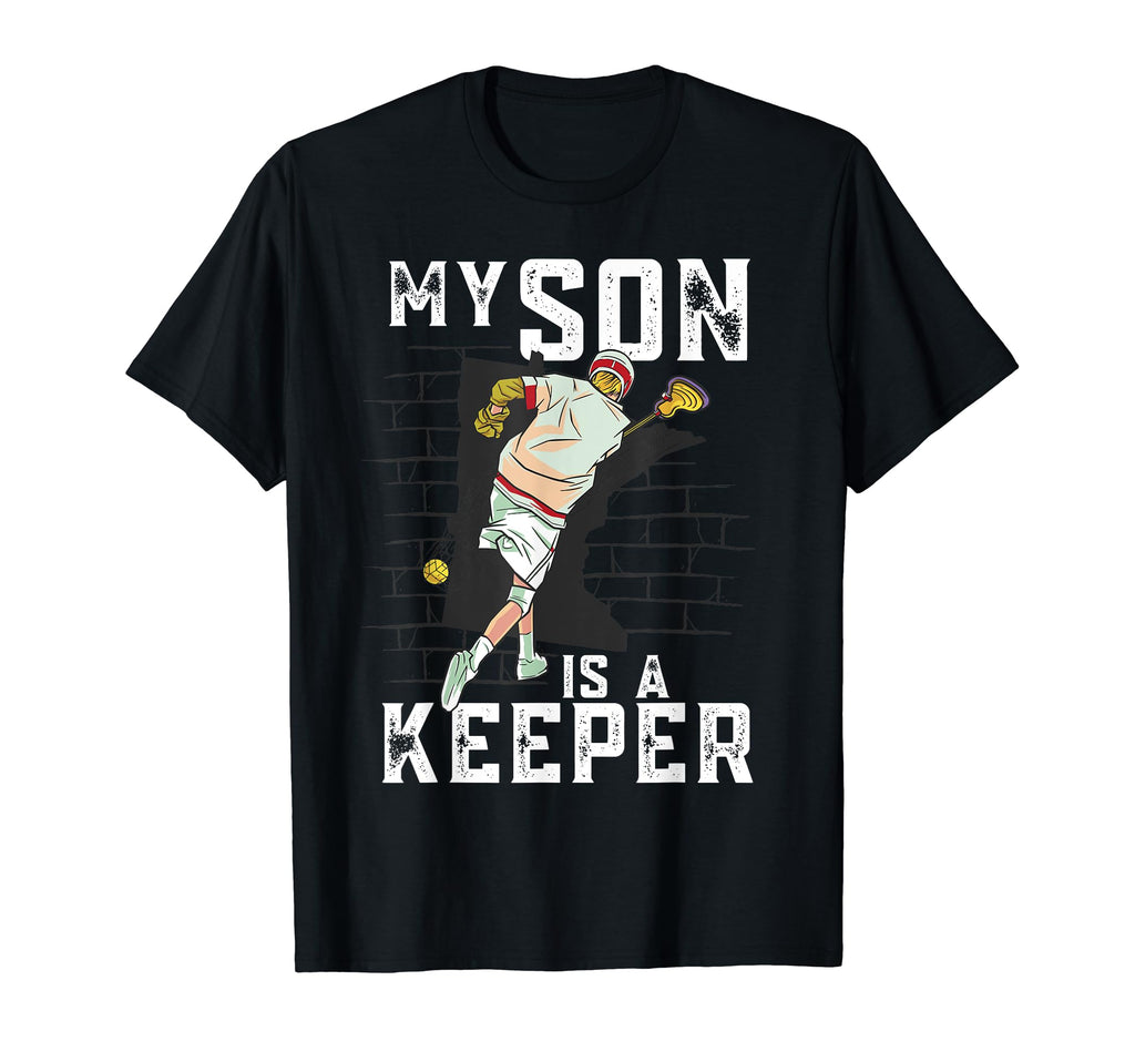 Lacrosse Goalie Mom Dad Lax Goalkeeper T-Shirt - Graphic Print Unisex - T-Shirt, Sweatshirt, Hoodie
