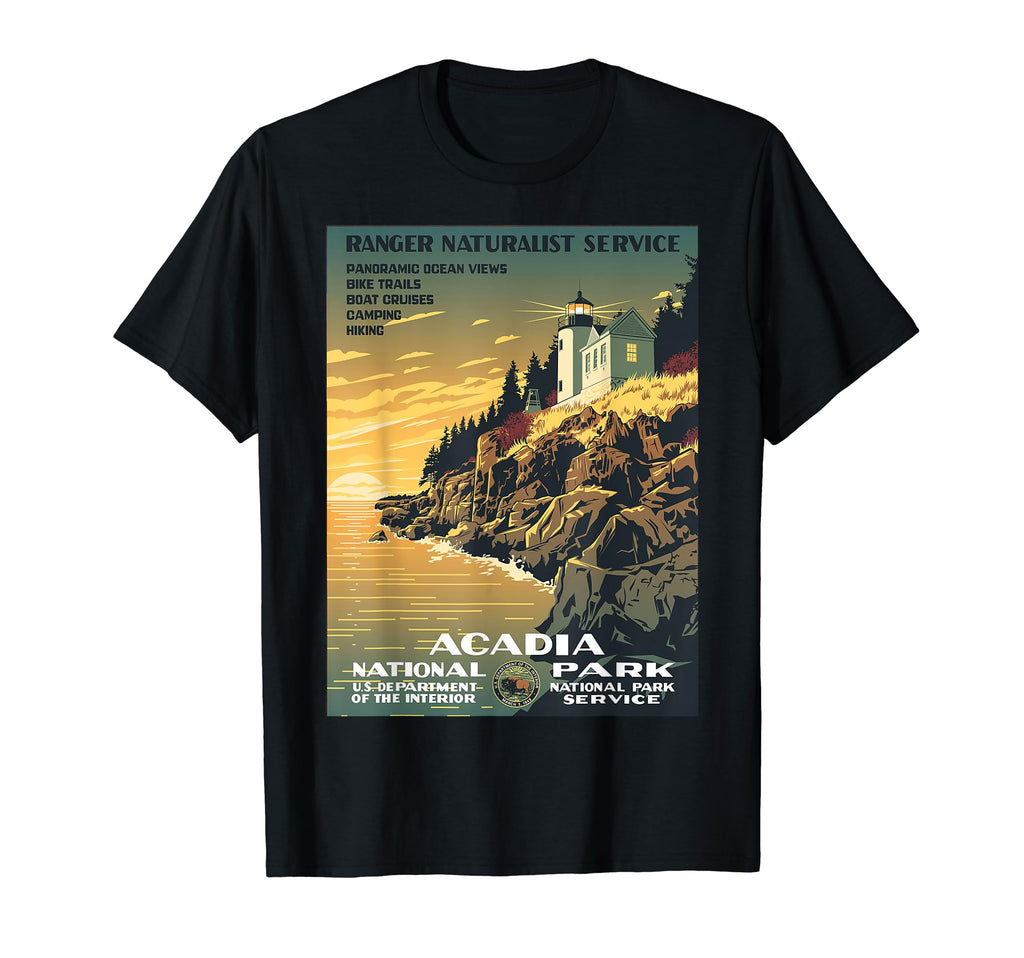Acadia National Park T-Shirt - Aesthetic Graphic Unisex - T-Shirt, Sweatshirt, Hoodie