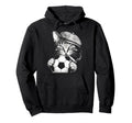 Flat Cap Smoking Feline Kitten Team Hoodie - Fun Novelty Design for Adults - T-Shirt, Sweatshirt, Hoodie