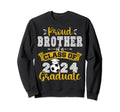 Proud Brother Class 2024 Graduate Sweatshirt - Unique Graphic Men Women - T-Shirt, Sweatshirt, Hoodie