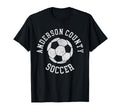 Anderson County Soccer Distressed 90S T-Shirt - Graphic Print Men Women - T-Shirt, Sweatshirt, Hoodie