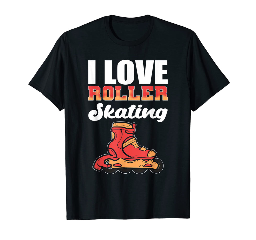 I Love Roller Skating Roller Skate T-Shirt - Novelty Apparel for Adults - T-Shirt, Sweatshirt, Hoodie