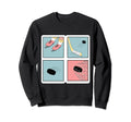Ice Hockey Athlete Winter Sport Sweatshirt - Minimalist Print for Adults - T-Shirt, Sweatshirt, Hoodie