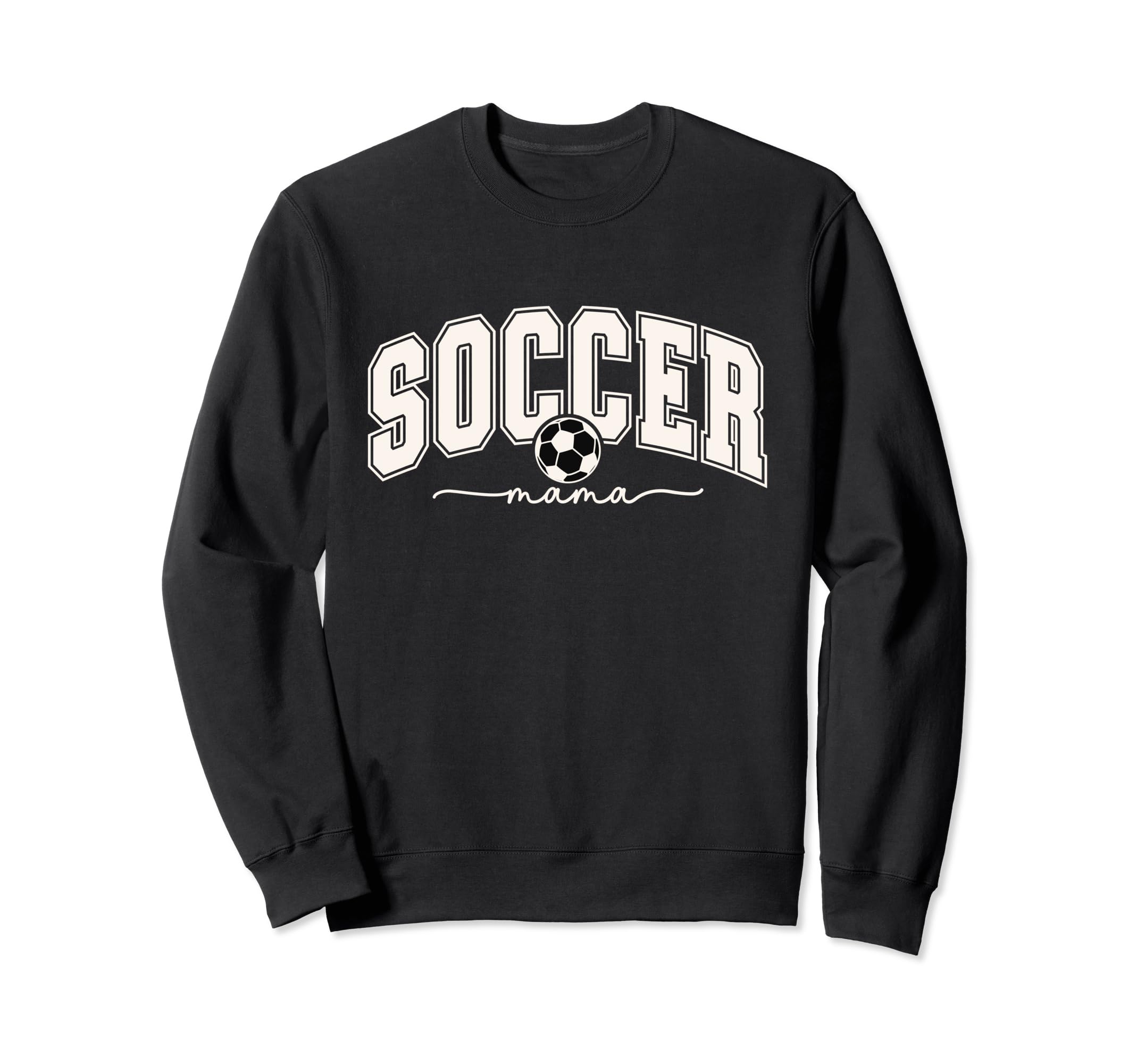 Soccer Mom Mama Mom Life Trendy Sweatshirt - Aesthetic Graphic for Adults - T-Shirt, Sweatshirt, Hoodie