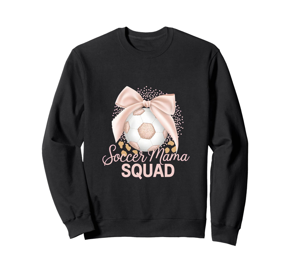 Soccer Mama Squad Coquette Sweatshirt - Aesthetic Graphic Men Women - T-Shirt, Sweatshirt, Hoodie