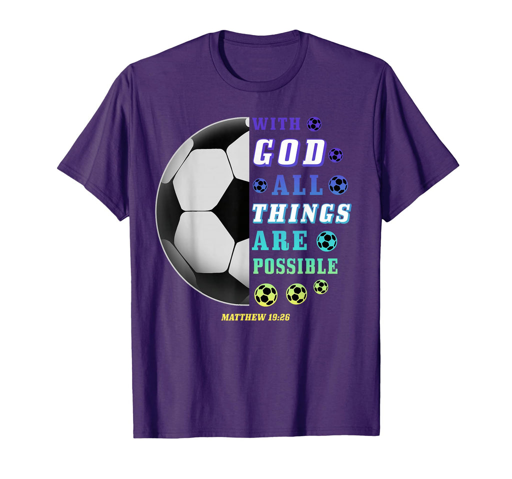 God All Things Are Possible Playing T-Shirt - Casual Everyday Wear Unisex - T-Shirt, Sweatshirt, Hoodie