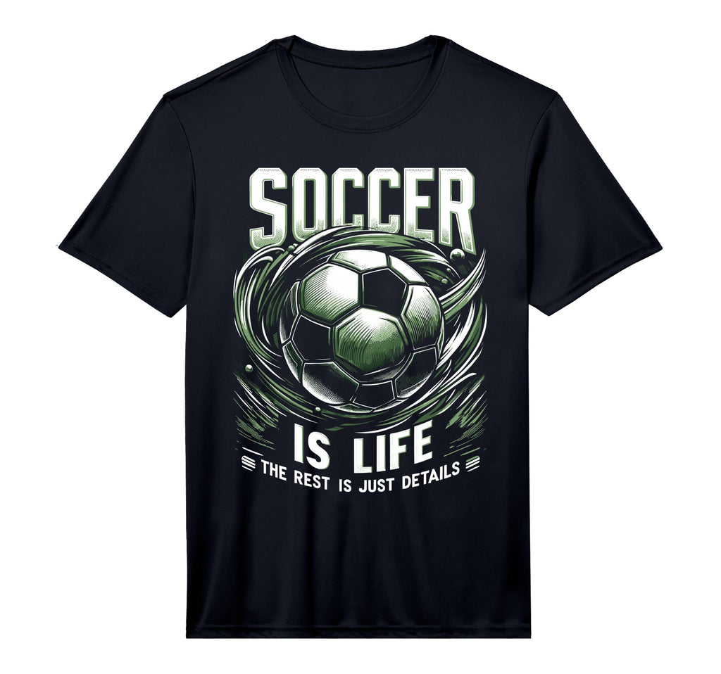 Football Is Life Rest Is Just Details T-Shirt - Minimalist Print Men Women - T-Shirt, Sweatshirt, Hoodie