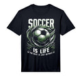 Football Is Life Rest Is Just Details T-Shirt - Minimalist Print Men Women - T-Shirt, Sweatshirt, Hoodie