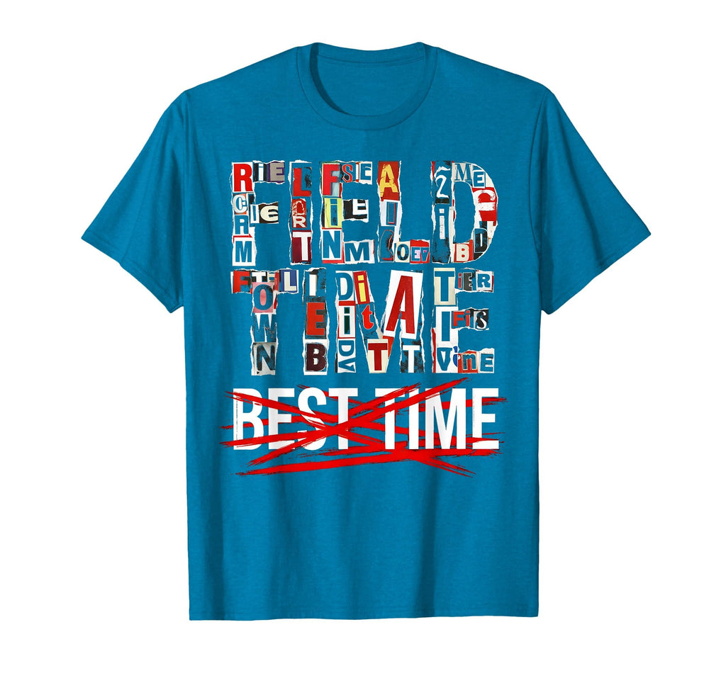 Field Time Best Time Womens Soccer T-Shirt - Minimalist Print Men Women - T-Shirt, Sweatshirt, Hoodie
