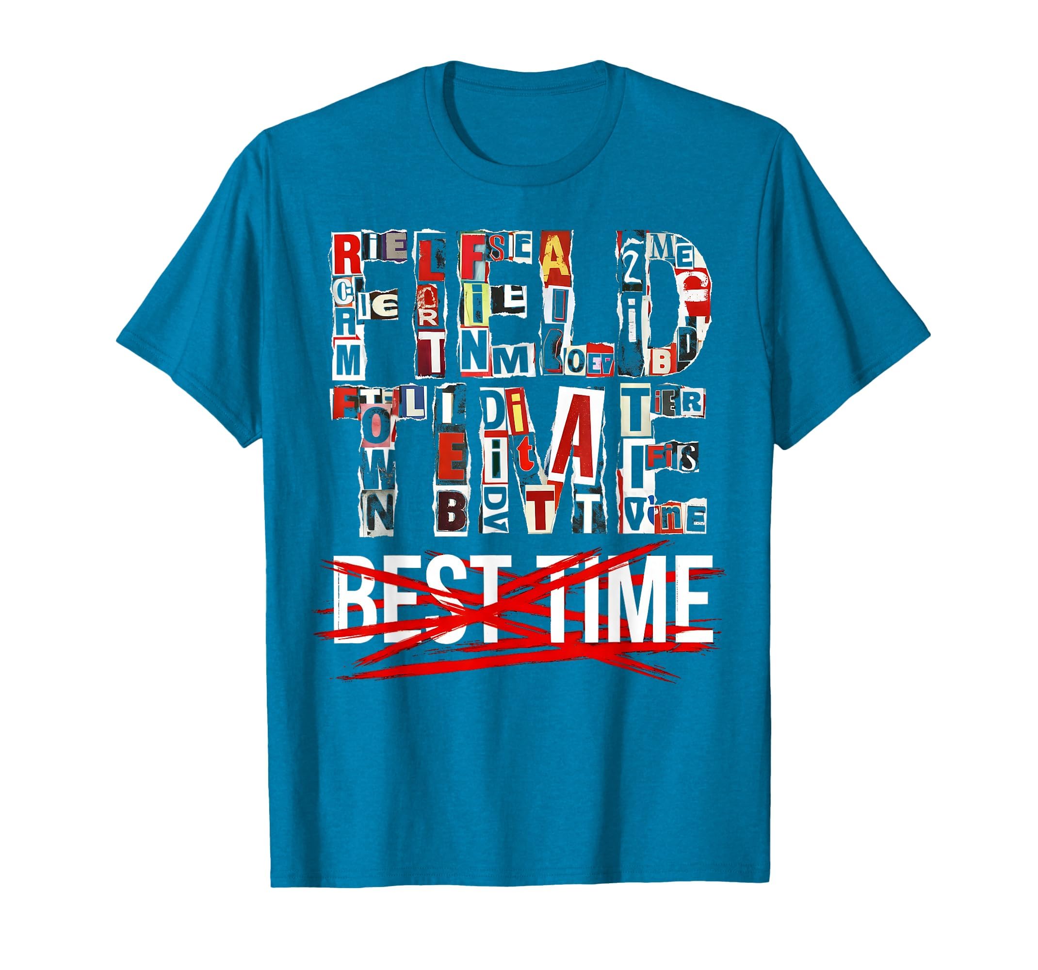 Field Time Best Time Womens Soccer T-Shirt - Minimalist Print Men Women - T-Shirt, Sweatshirt, Hoodie