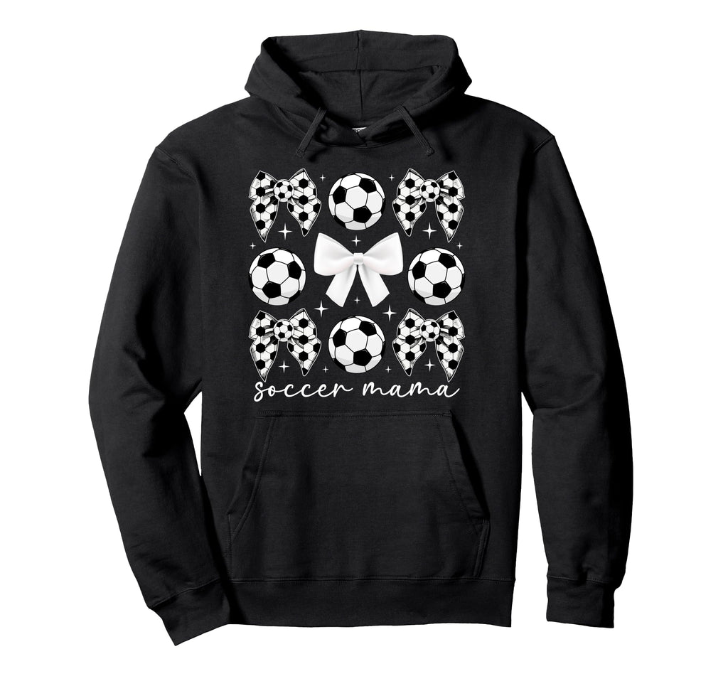 Soccer Mama Coquette Soccer Mom Soccer Hoodie - Minimalist Print Men Women - T-Shirt, Sweatshirt, Hoodie