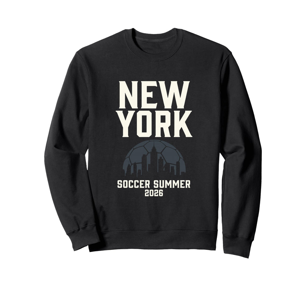 2026 New York Soccer Sweatshirt - Trendy Graphic Unisex - T-Shirt, Sweatshirt, Hoodie