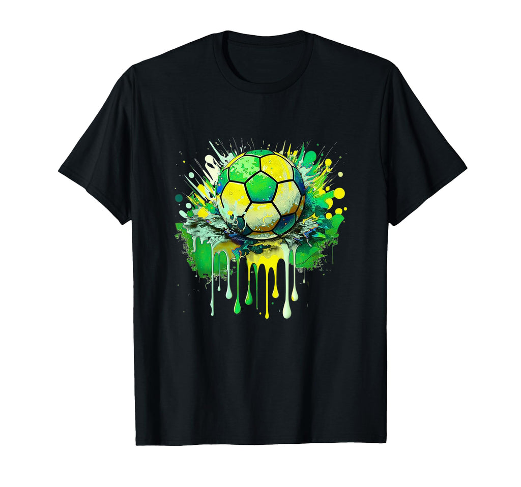 Colorful Soccer Ball Sports Art T-Shirt - Fun Novelty Design for Adults - T-Shirt, Sweatshirt, Hoodie