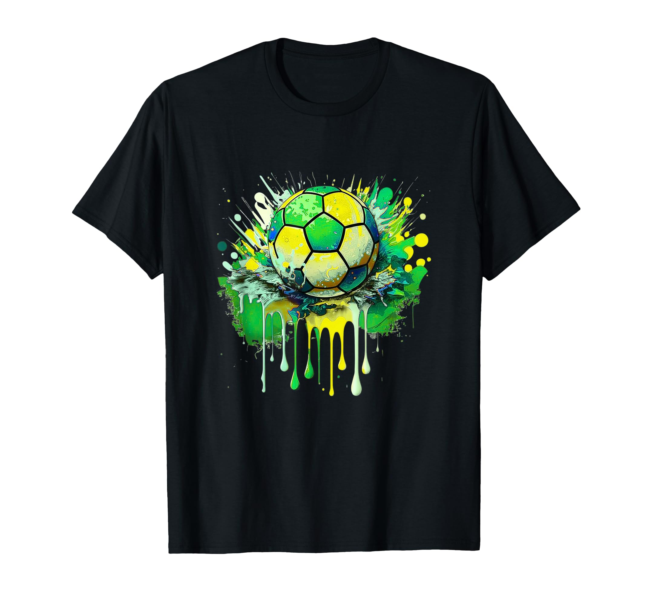 Colorful Soccer Ball Sports Art T-Shirt - Fun Novelty Design Unisex - T-Shirt, Sweatshirt, Hoodie