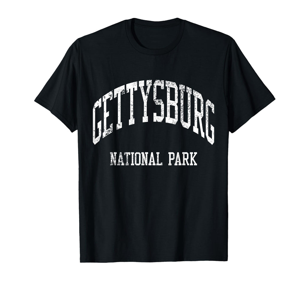 Gettysburg National Park 70S T-Shirt - Casual Everyday Wear Men Women - T-Shirt, Sweatshirt, Hoodie
