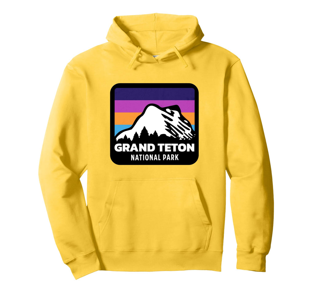 Grand Teton Forest National Park Snow Hoodie - Graphic Print for Adults - T-Shirt, Sweatshirt, Hoodie