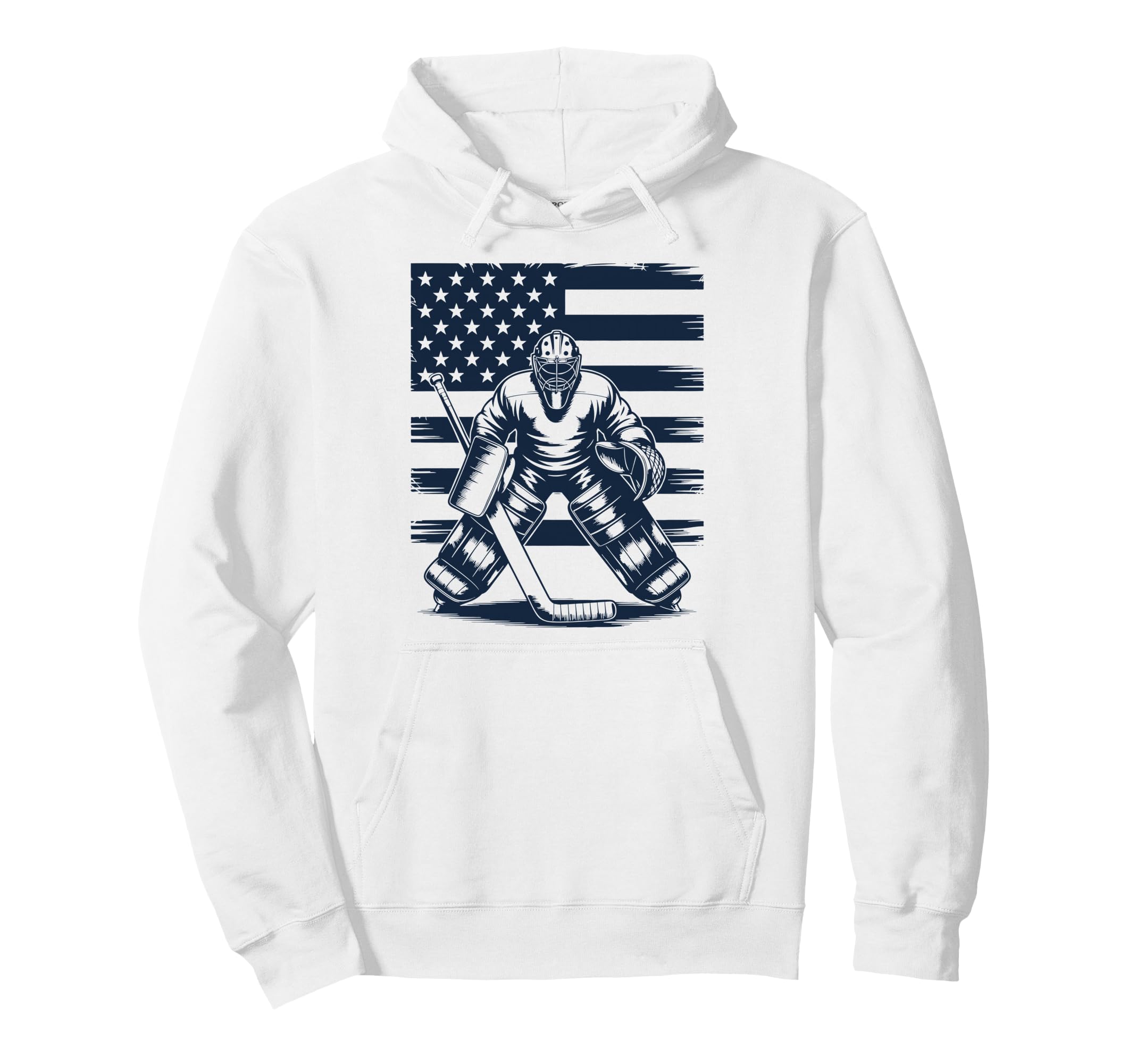 Ice Hockey Goalkeeper Goalie Netminder Hoodie - Aesthetic Graphic Unisex - T-Shirt, Sweatshirt, Hoodie