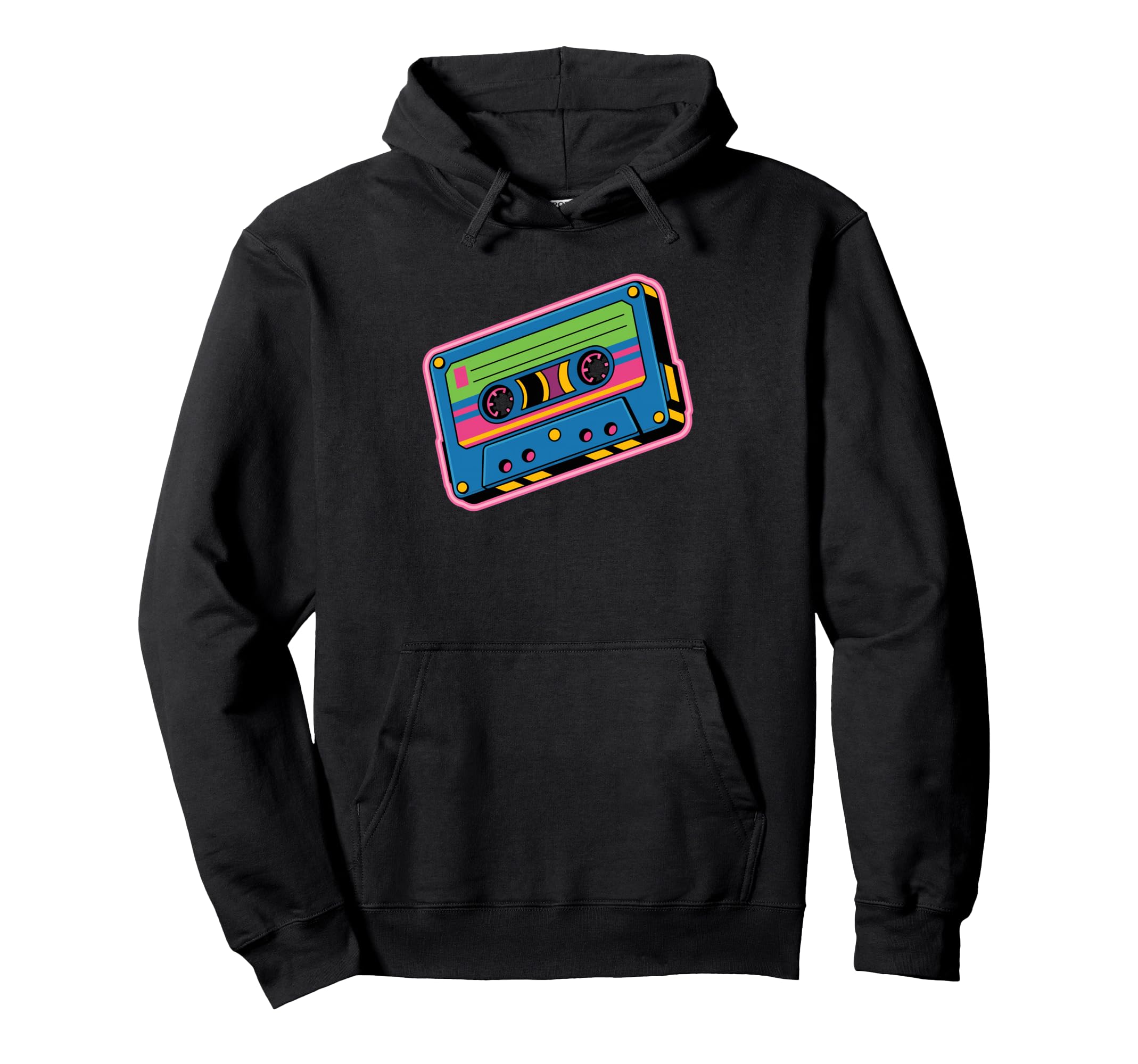 Cassette Tape Old School Hip Hop Hoodie - Trendy Graphic for Adults - T-Shirt, Sweatshirt, Hoodie