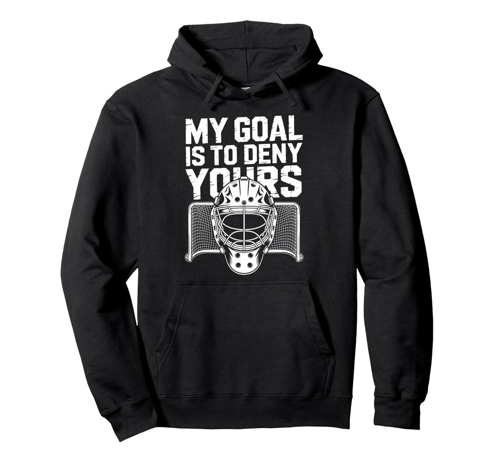 Ice Hockey Goalkeeper Goals Mask Hockey Hoodie - Graphic Print for Adults - T-Shirt, Sweatshirt, Hoodie