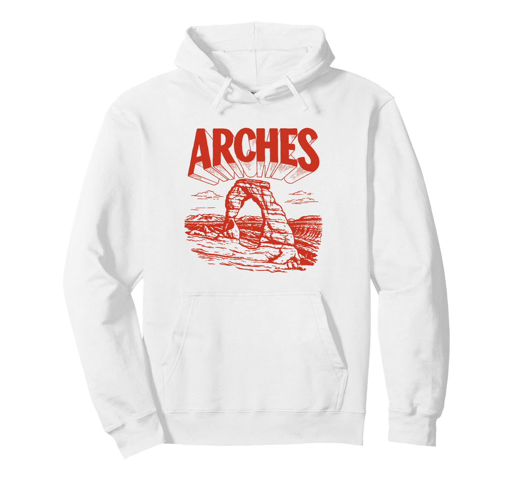 Arches National Park Delicate Arch Hoodie - Custom Art Print for Adults - T-Shirt, Sweatshirt, Hoodie