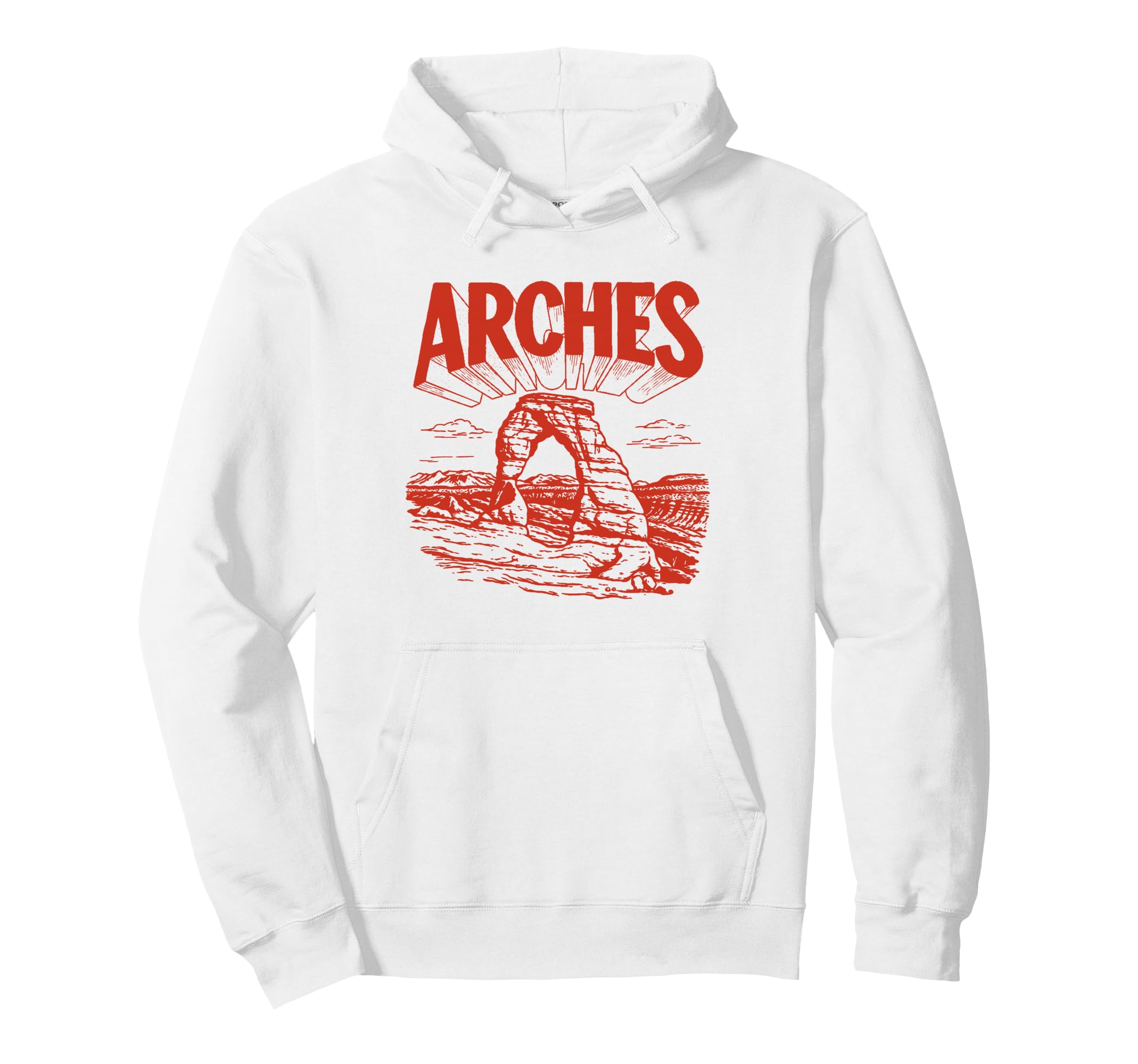 Arches National Park Delicate Arch Hoodie - Custom Art Print for Adults - T-Shirt, Sweatshirt, Hoodie