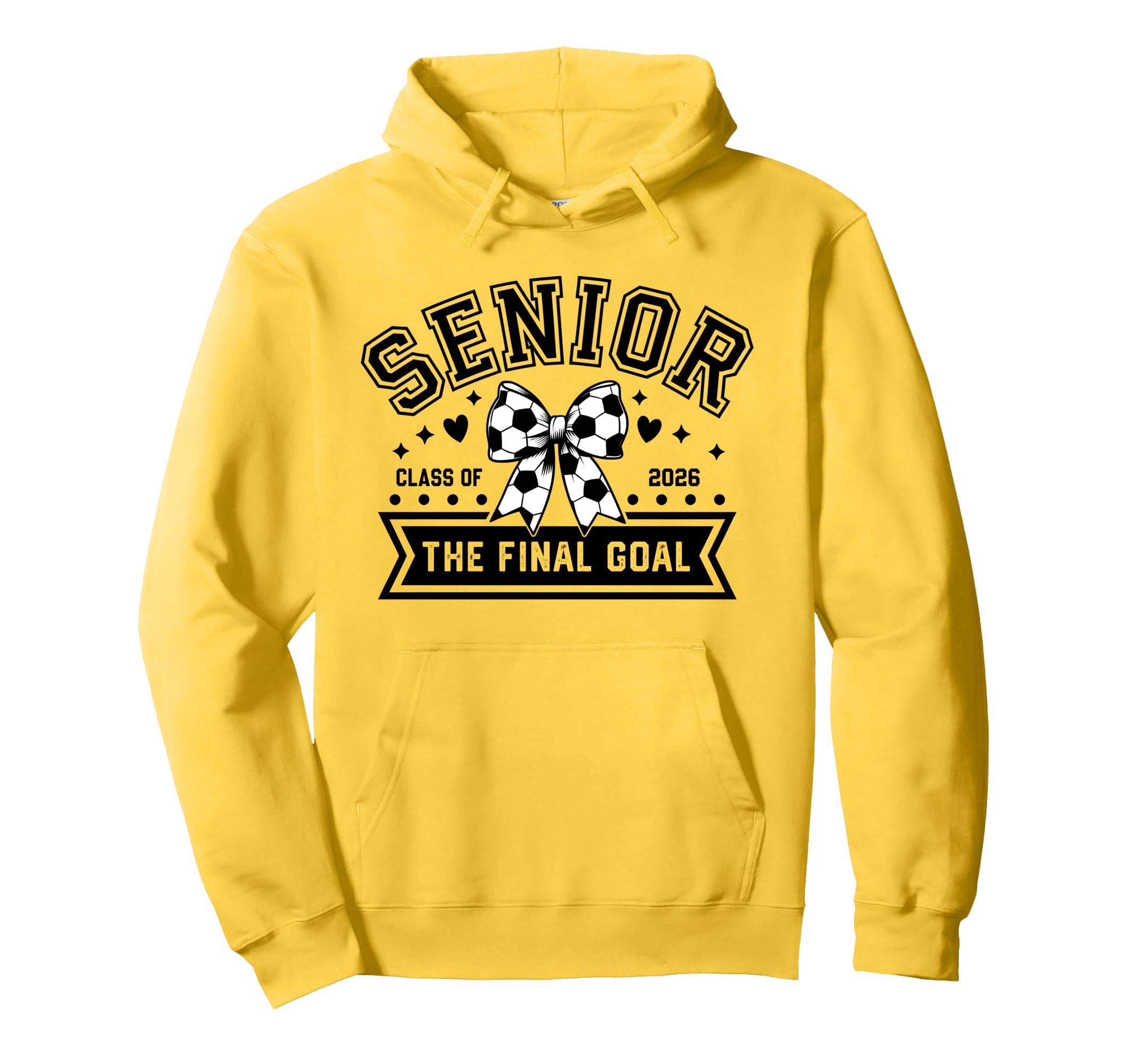 Senior Soccer Class 2026 Soccer Coquette Hoodie - Streetwear Style Unisex - T-Shirt, Sweatshirt, Hoodie