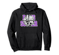 Rams Soccer Mom Game Day Mascot Purple Hoodie - Graphic Print Men Women - T-Shirt, Sweatshirt, Hoodie