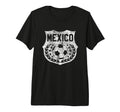 Mexico Soccer Distressed Shield T-Shirt - Custom Art Print for Adults - T-Shirt, Sweatshirt, Hoodie