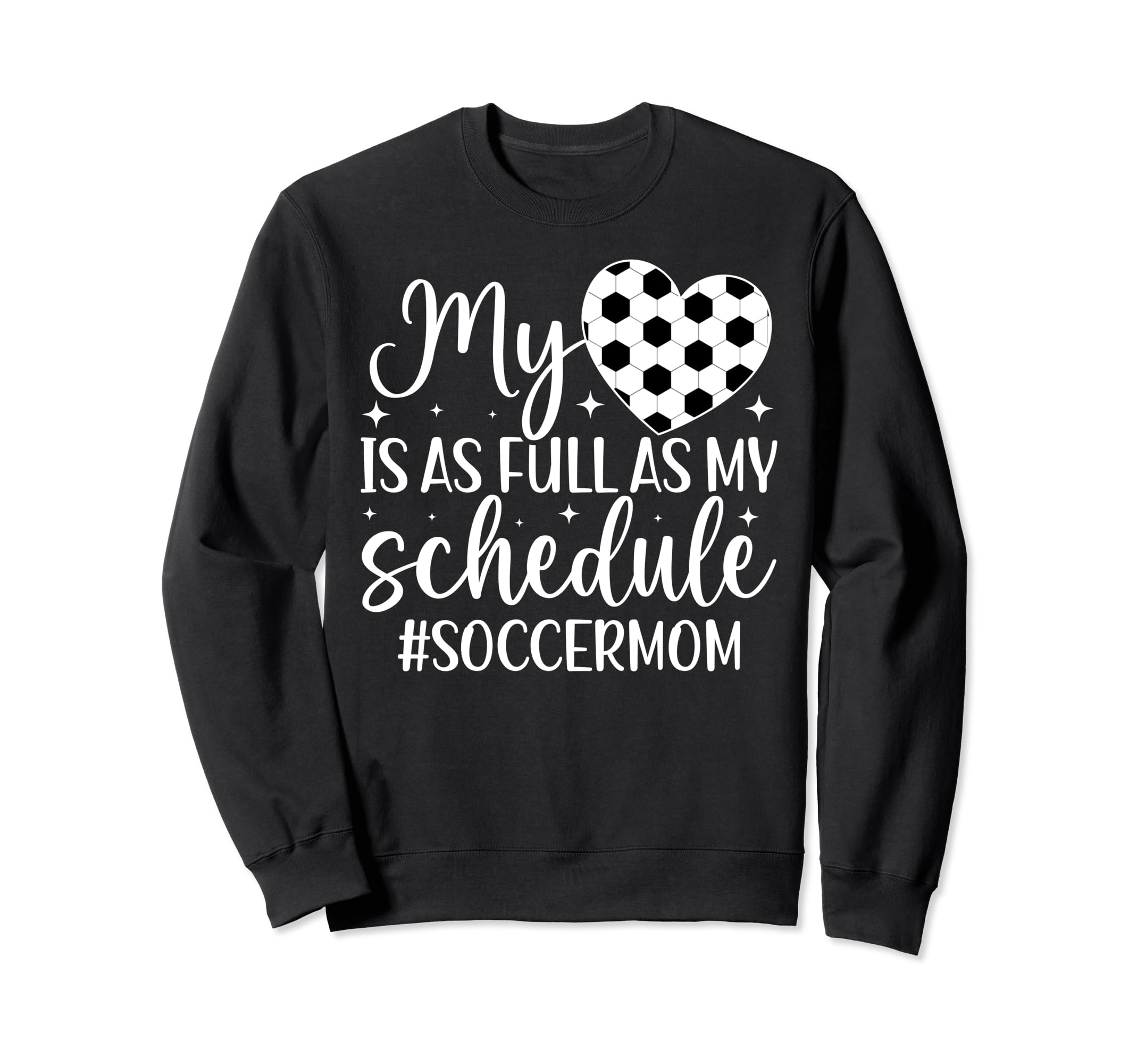 My Heart Soccer Mom Soccer Player Mama Sweatshirt - Trendy Graphic Unisex - T-Shirt, Sweatshirt, Hoodie