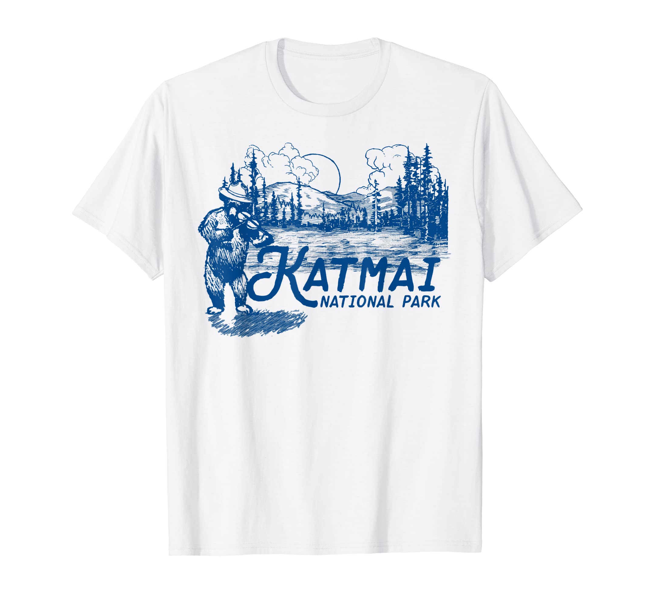 Katmai National Park Alaska Fiddle T-Shirt - Streetwear Style Men Women - T-Shirt, Sweatshirt, Hoodie